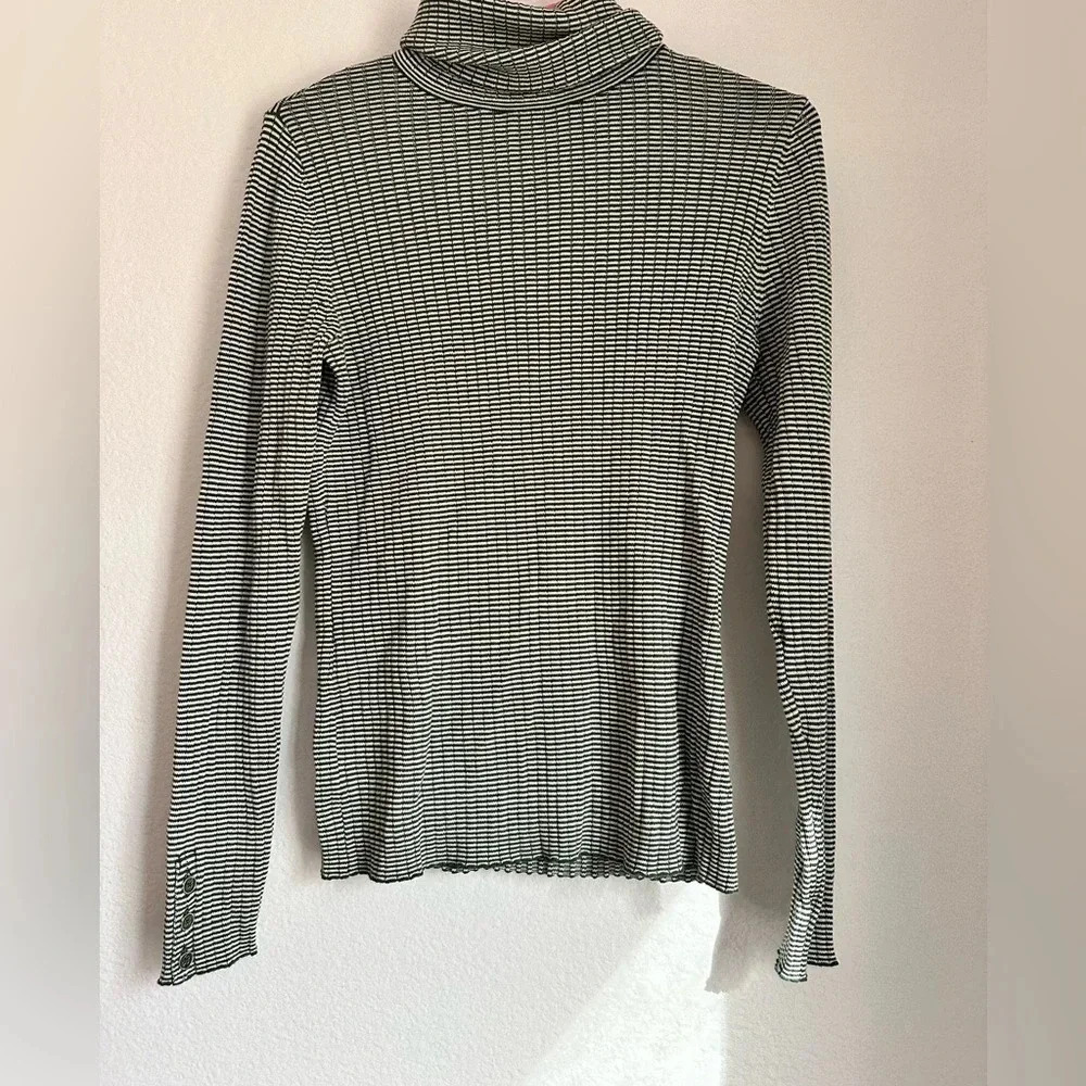 J. McLaughlin Turtleneck Blouse • medium